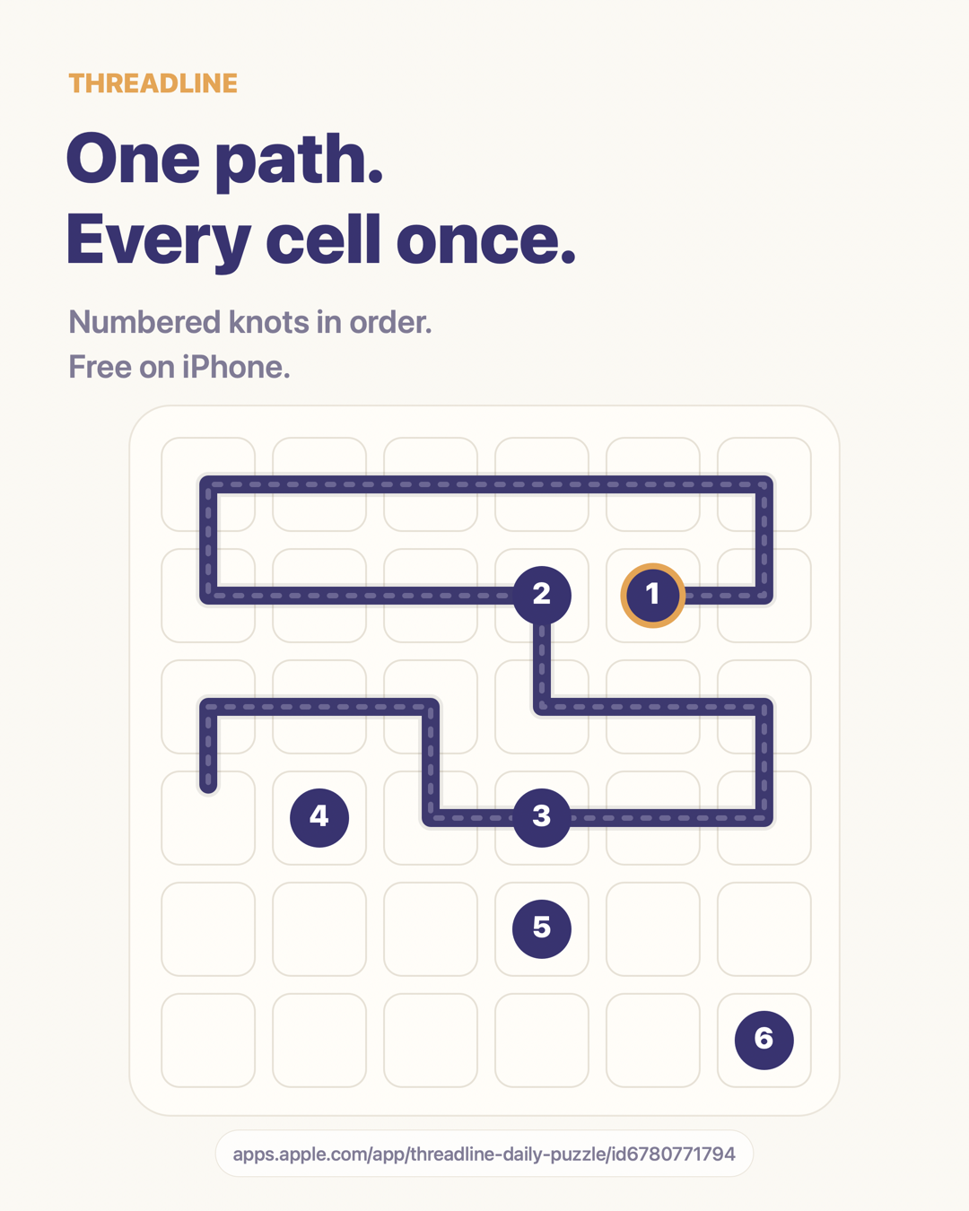 Threadline one path card.